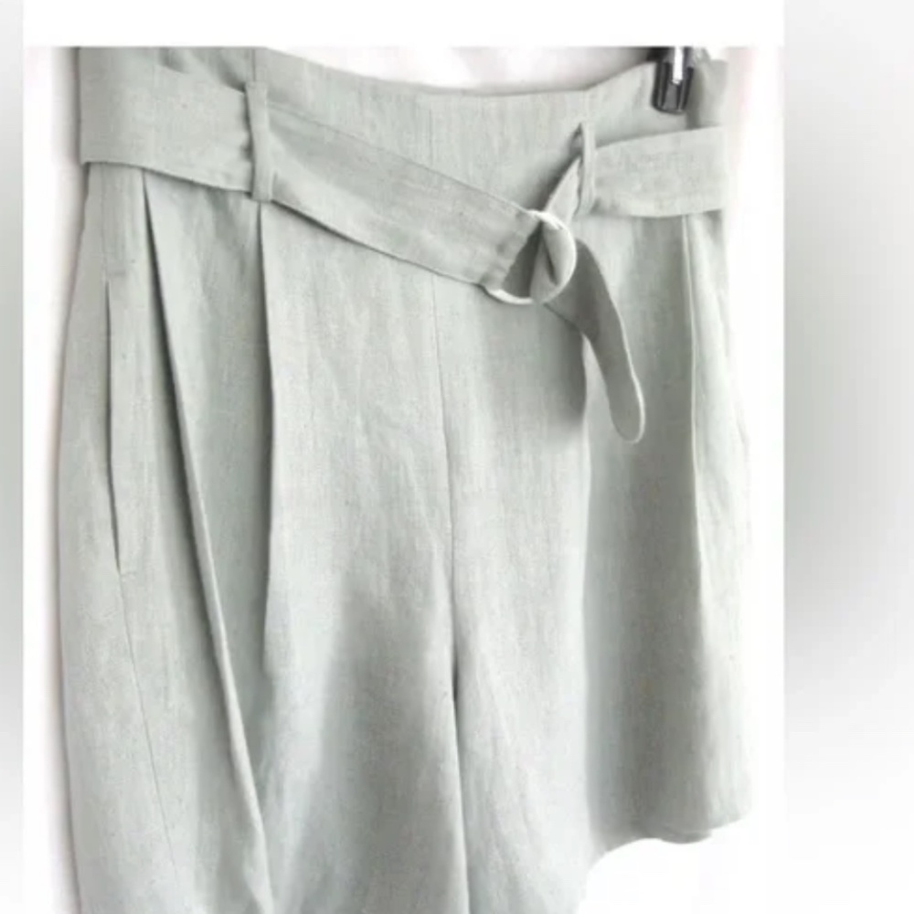 AKRIS PUNTO Linen bermuda short